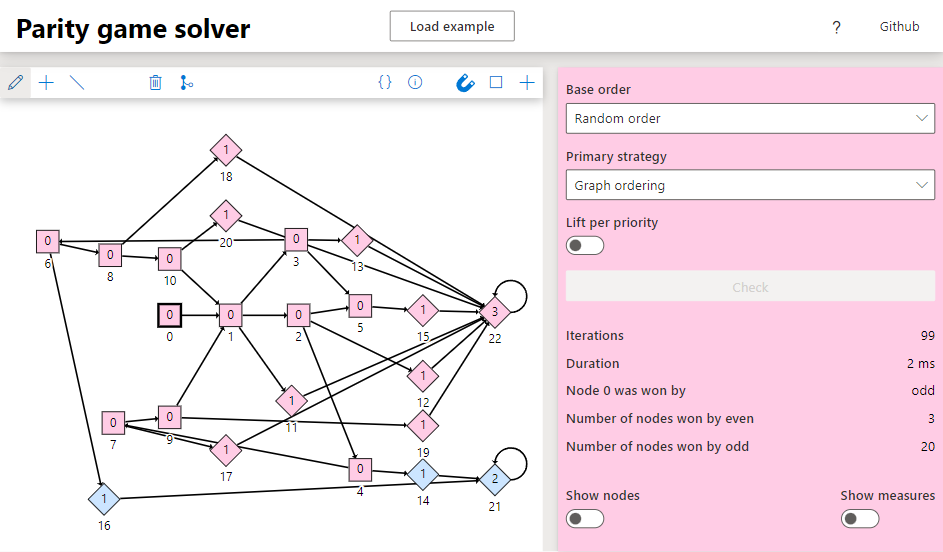 parity-game-solver web-app