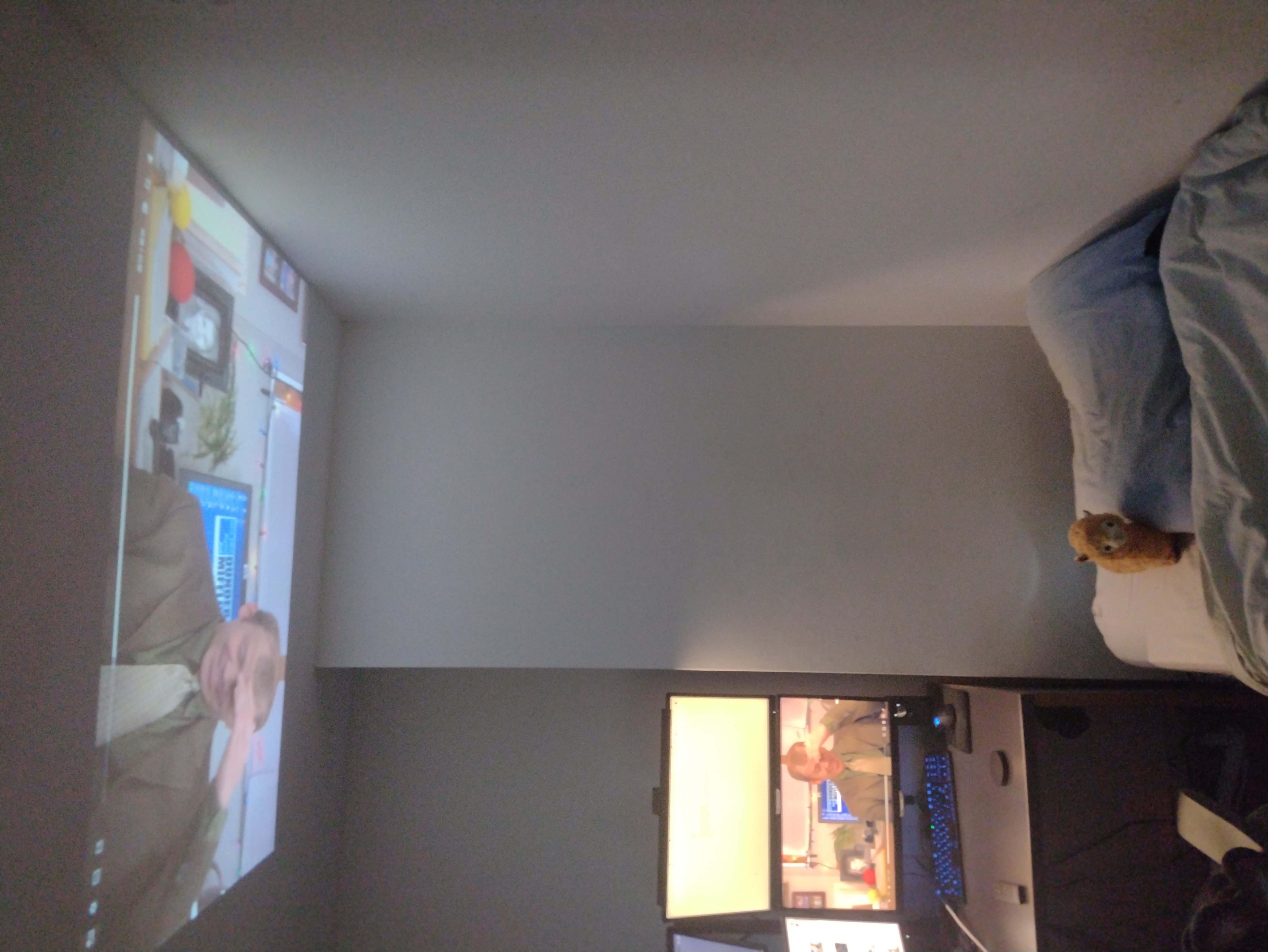 Projector setup